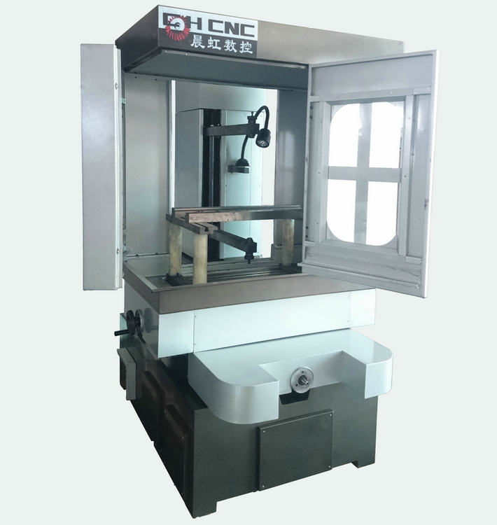 半護(hù)罩型弓架運(yùn)動(dòng)式數(shù)控金剛石線切割機(jī)/數(shù)控砂線切割機(jī)，鋁型材石墨模具切割機(jī)

