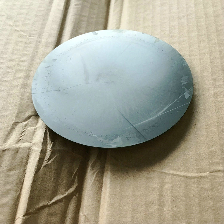 加工實例：泰州晨虹CHSX5620-XW數(shù)控金剛石線雙絲筒機床切割直徑100mm碳化硅效果
